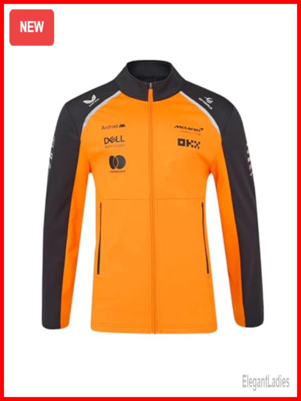 McLaren F1 Softshell Jacket Lightweight Anorak Grand Prix Racing